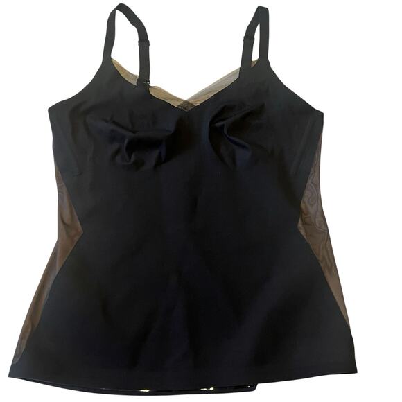 Honeylove Other - Honeylove CrossOver Cami Black Vamp Compression Tummy Control Shapewear 1X